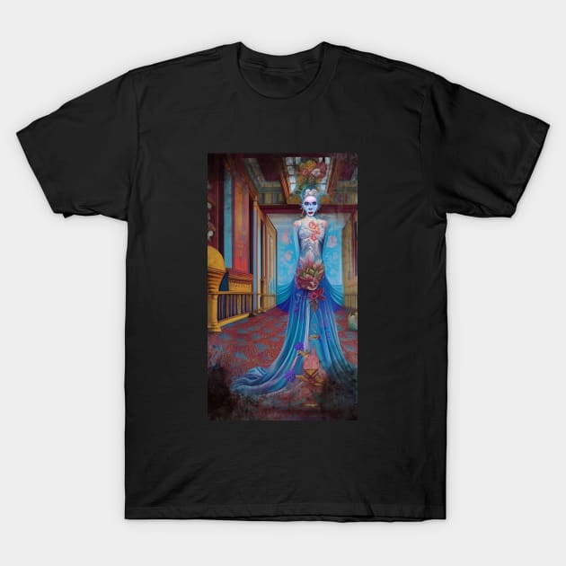 Surreal in Blue T-Shirt by Kat Heitzman